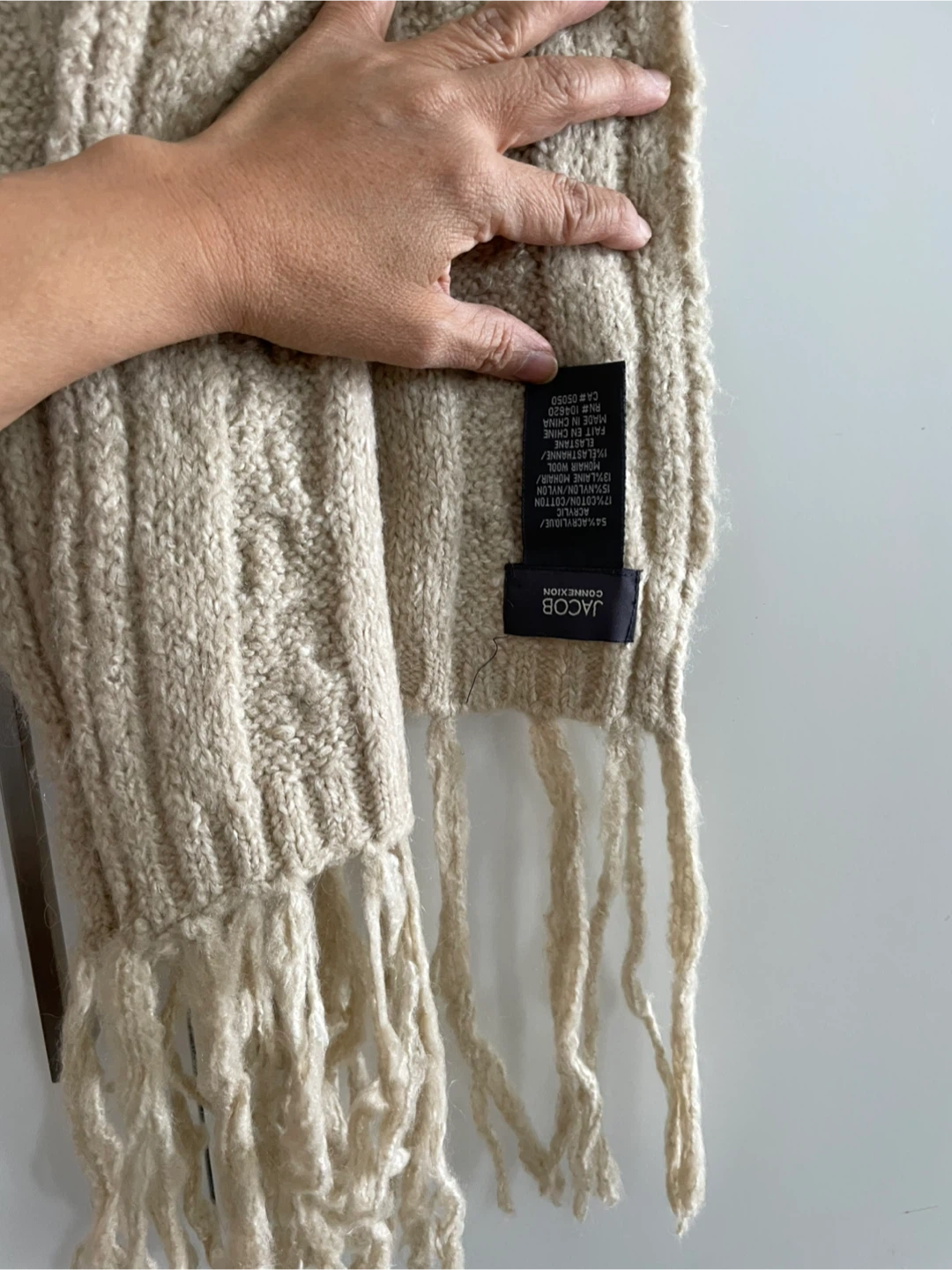 Jacob Connection Cable Knit Scarf - photo 4