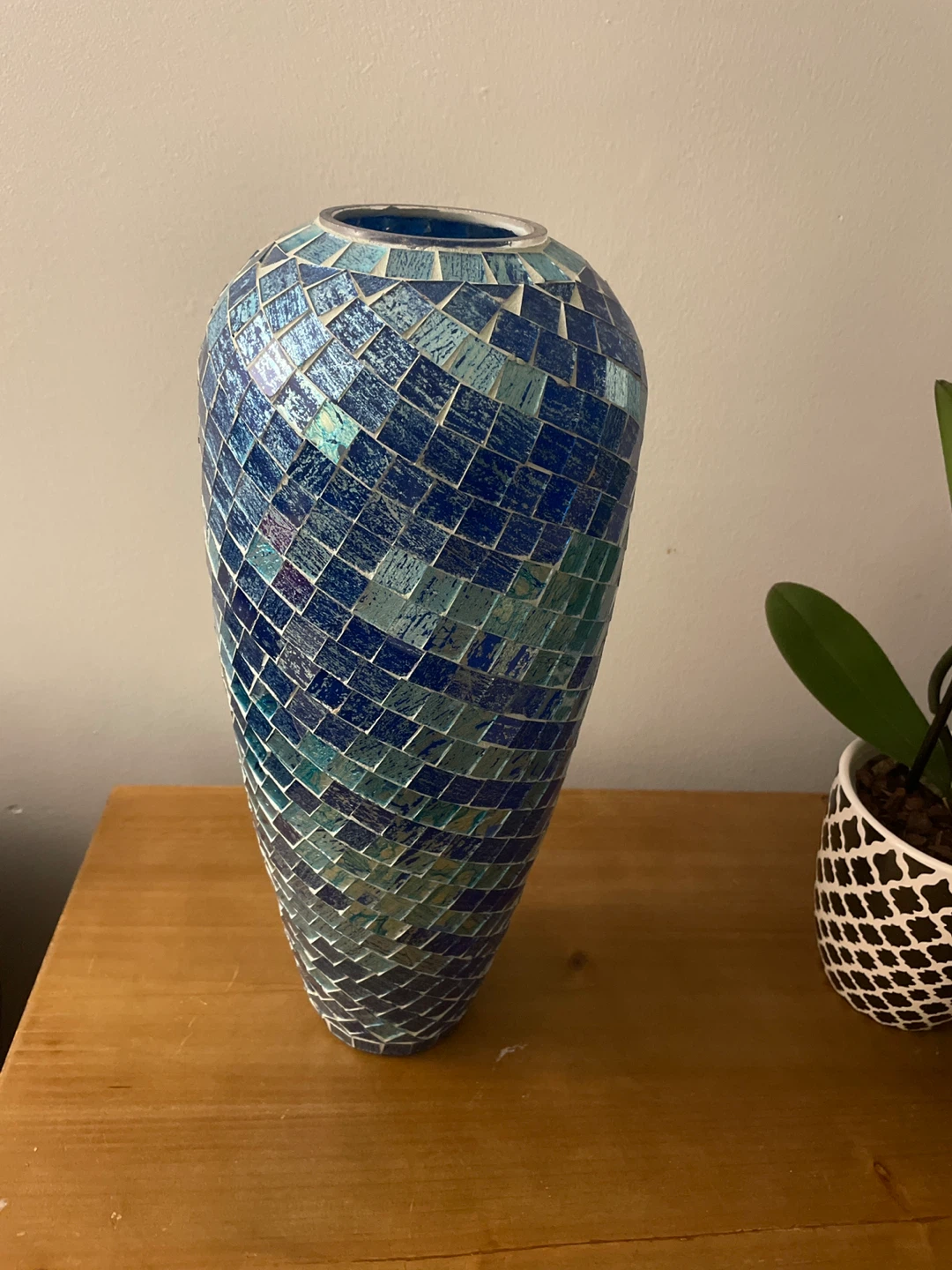 Mosaic Glass Vase