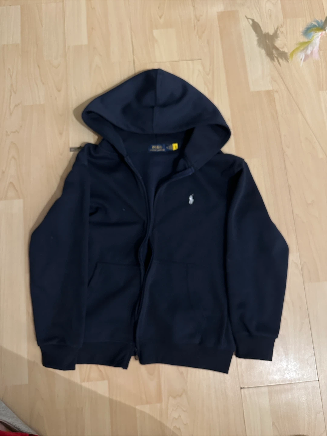 Navy Blue Polo Ralph Lauren Zip-Up Hoodie
