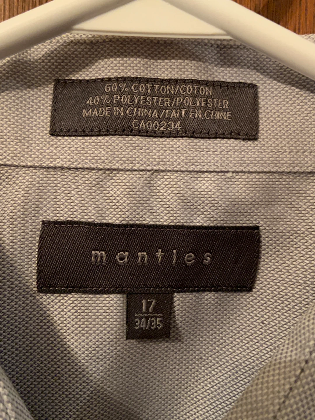 Mantles Men’s Dress Shirt – Light Blue, Clean & Readya - photo 3