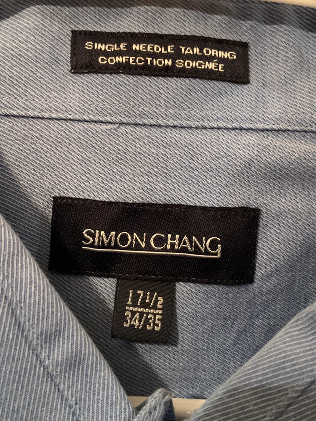 Work-Ready Men’s Dress Shirt – Simon Chang 17½ - photo 3