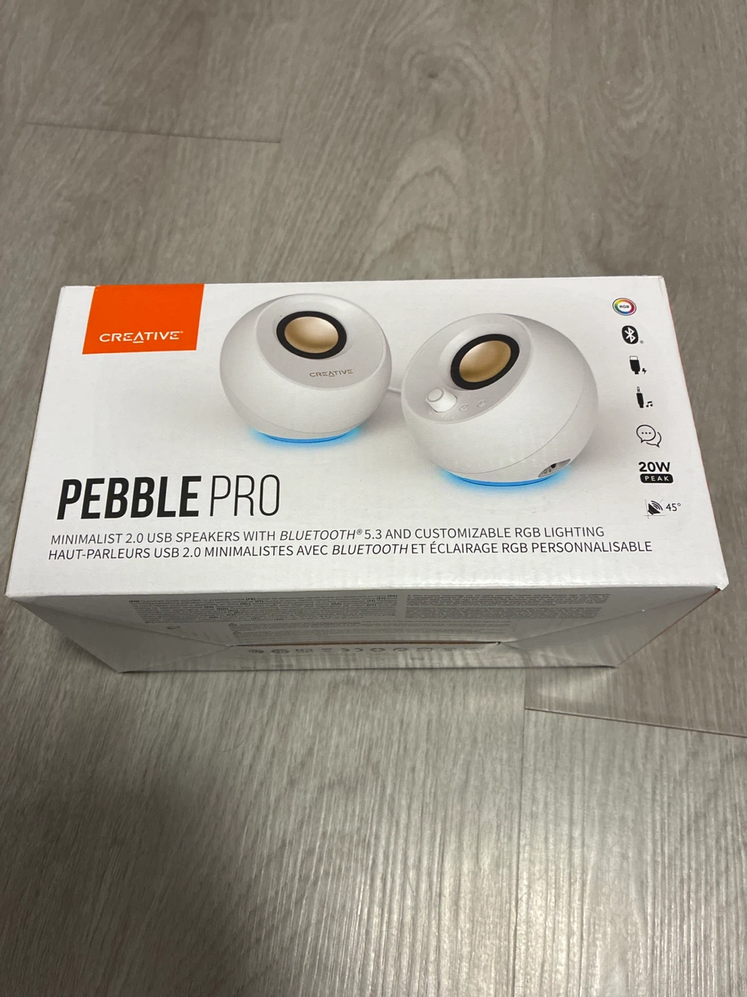 Creative Pebble Pro 2.0 USB Speakers with Bluetooth - NEW - photo 2