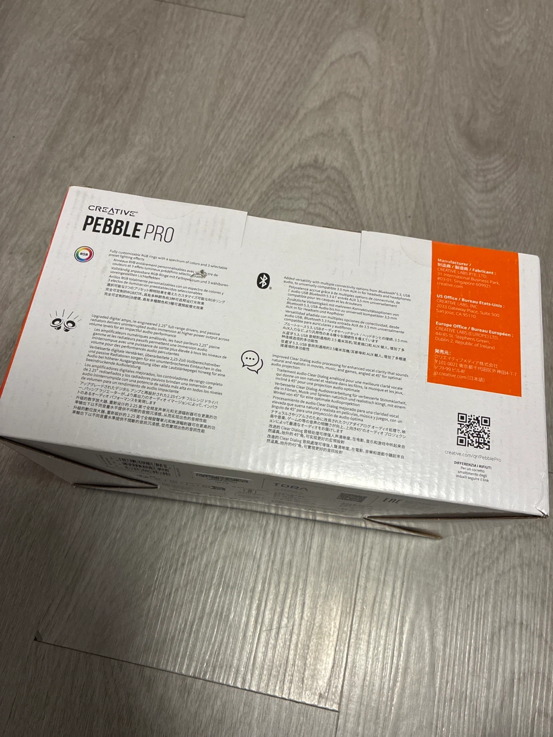 Creative Pebble Pro 2.0 USB Speakers with Bluetooth - NEW - photo 4