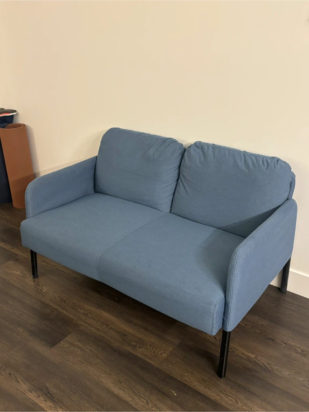 IKEA GLOSTAD Loveseat - Light Blue