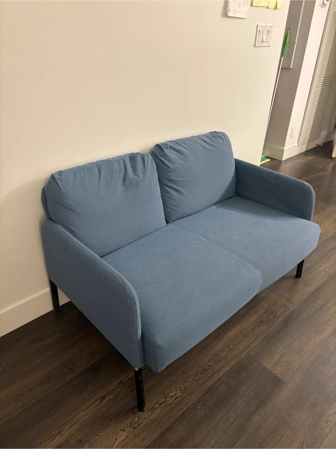 IKEA GLOSTAD Loveseat - Light Blue - photo 2