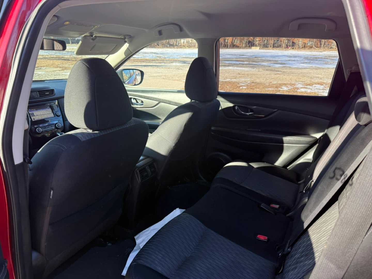 Red Nissan Rogue SV AWD SUV - photo 4