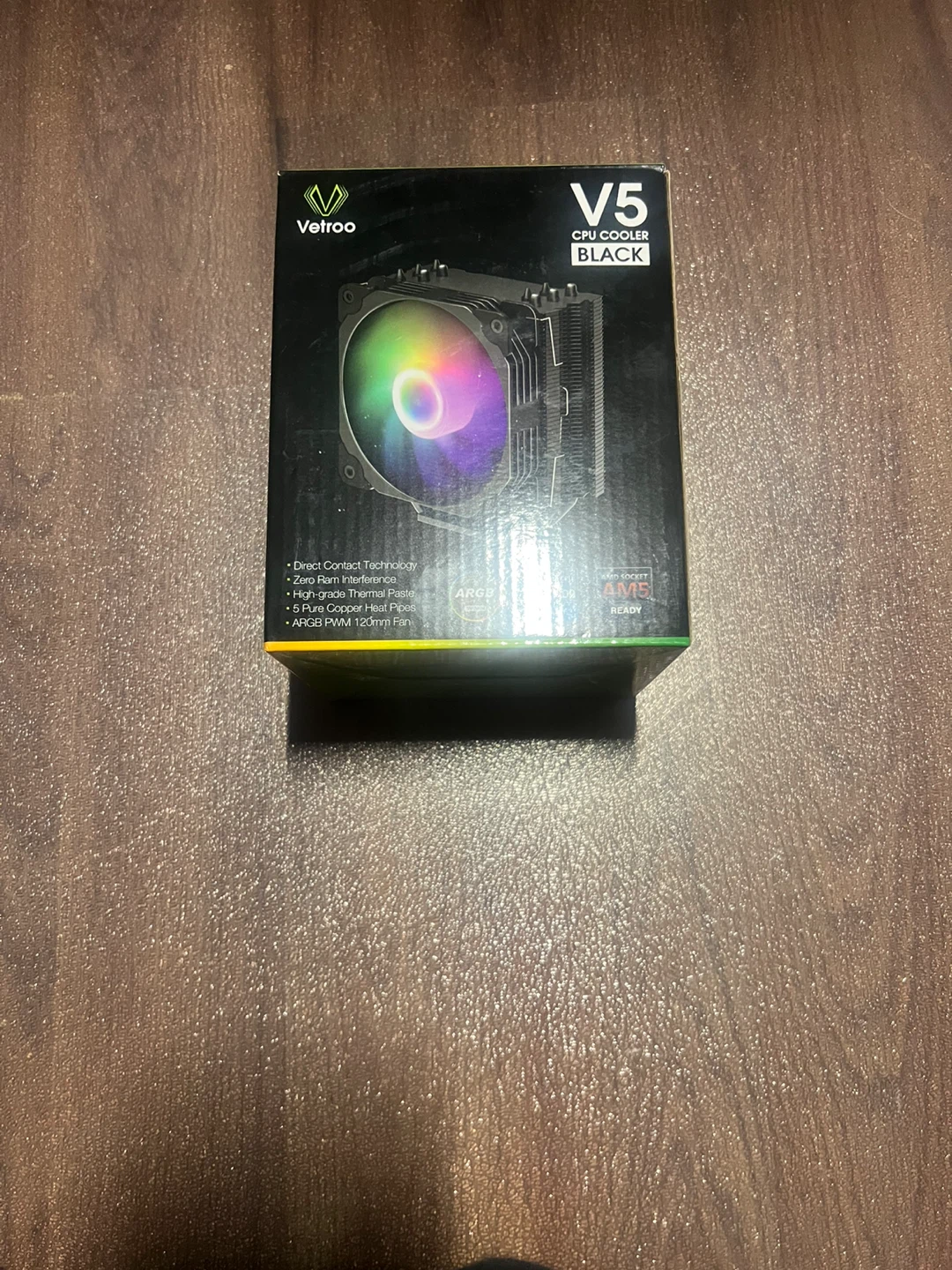 Vetroo V5 CPU Cooler - Black - photo 3