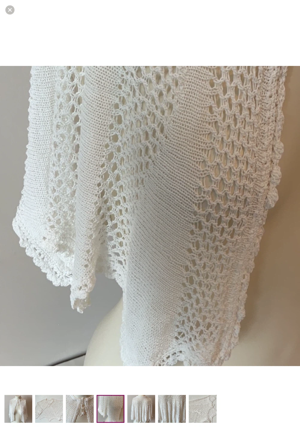 Handmade Crochet Cape - photo 4