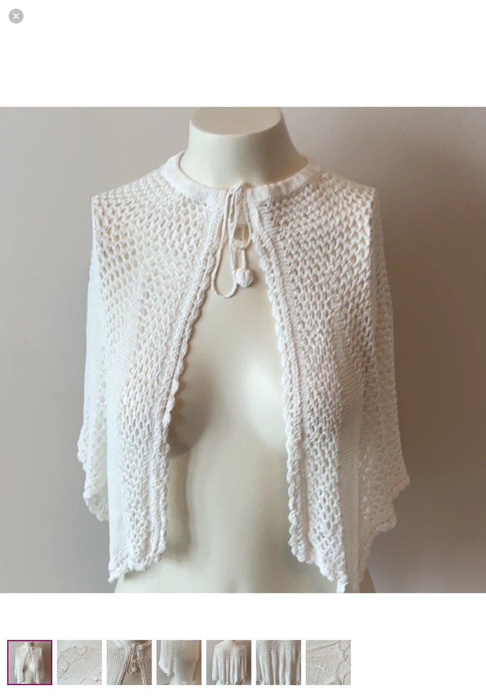 Handmade Crochet Cape