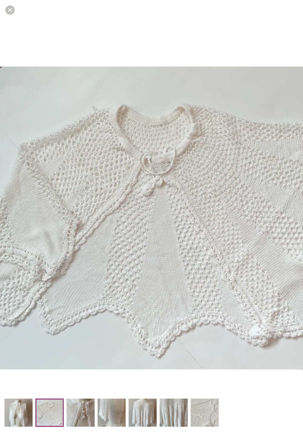 Handmade Crochet Cape - photo 2