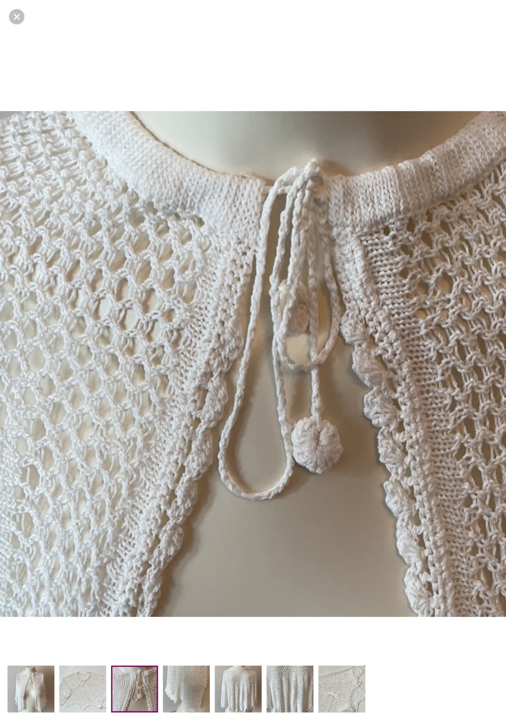Handmade Crochet Cape - photo 3
