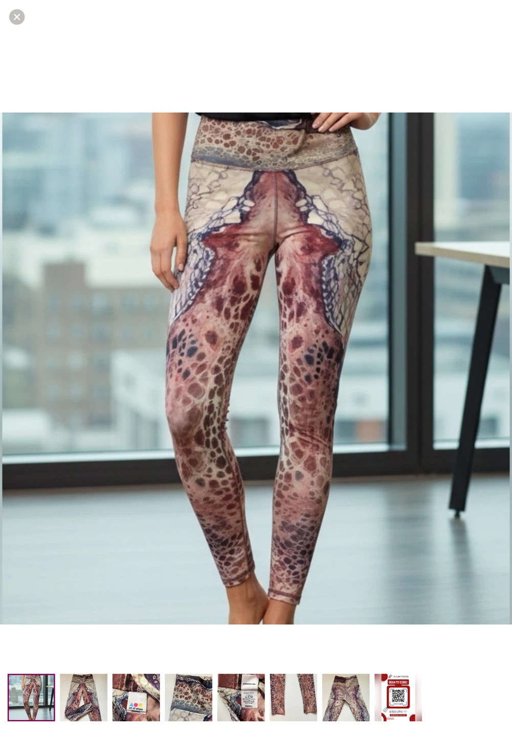 Art of Where Leggings - Abstract Print