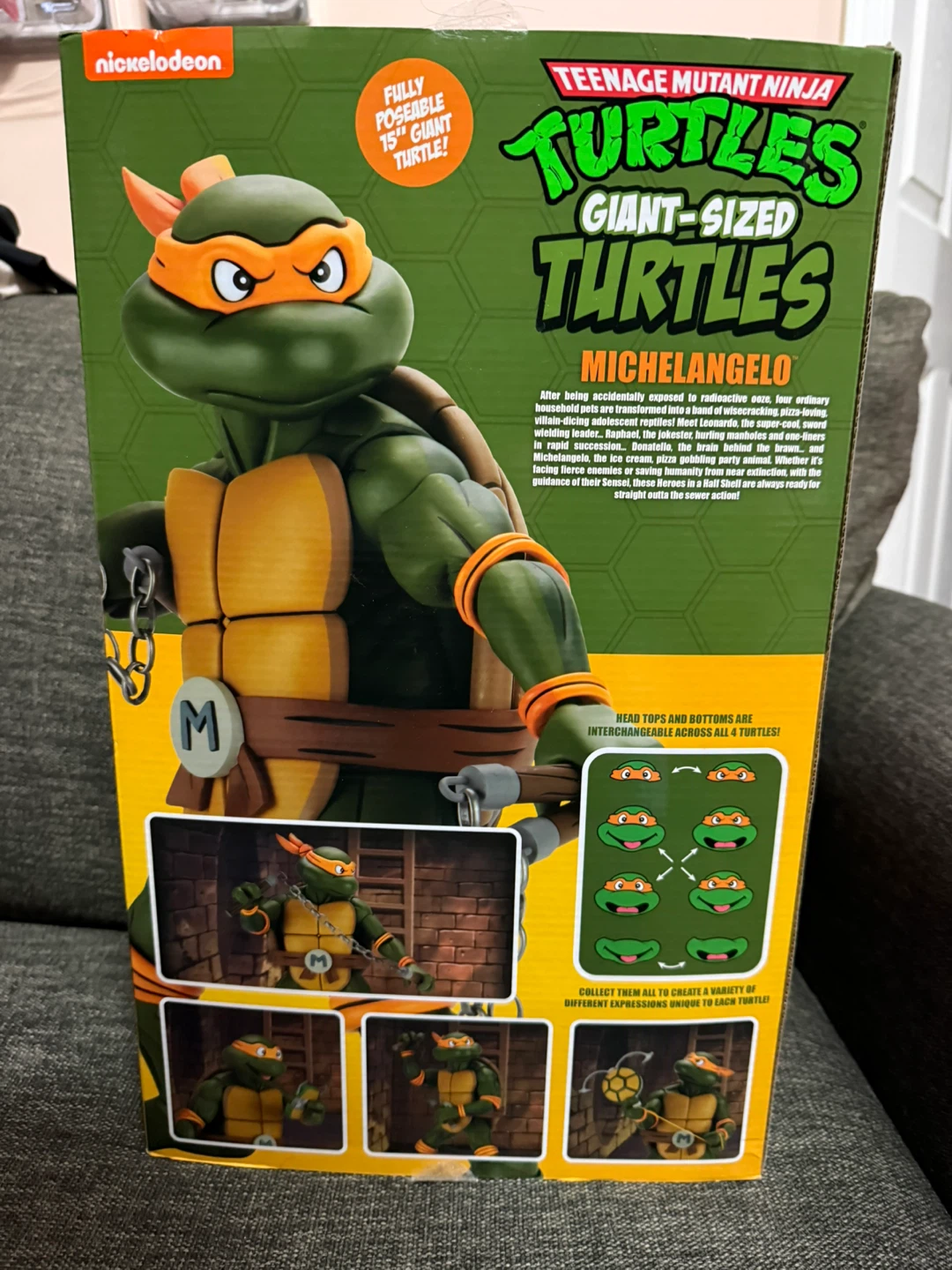 TMNT Giant-Sized Michelangelo Action Figure - photo 2