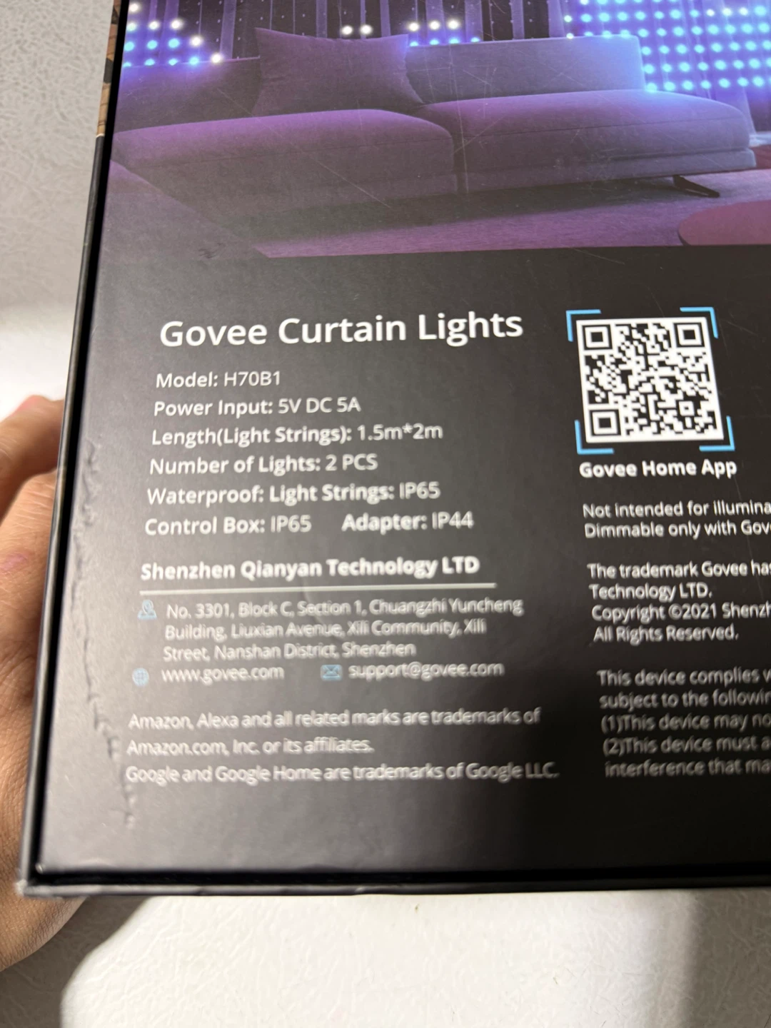 Govee Curtain Lights H70B1 1.5m*2m - photo 2