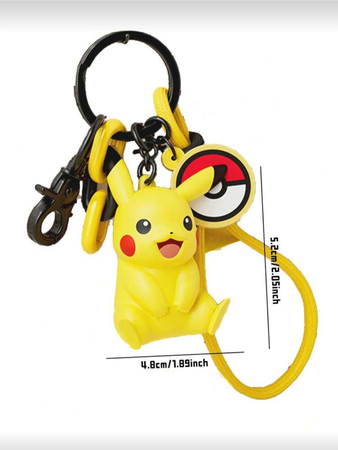 Pikachu Keychain - Pokemon Charm - photo 4