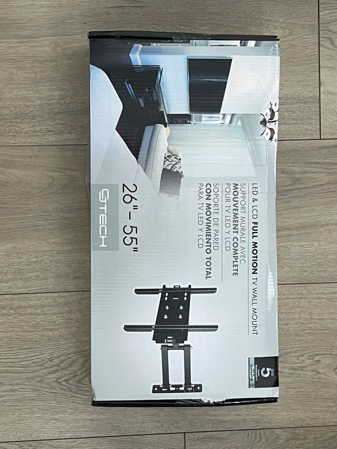 GTECH LED & LCD Full Motion TV Wall Mount 26"-55"