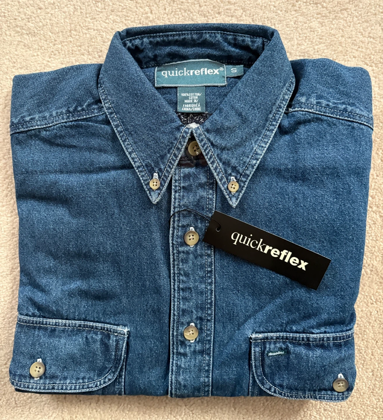 Quickreflex Denim Shirt - Size S (fit like M) - photo 3