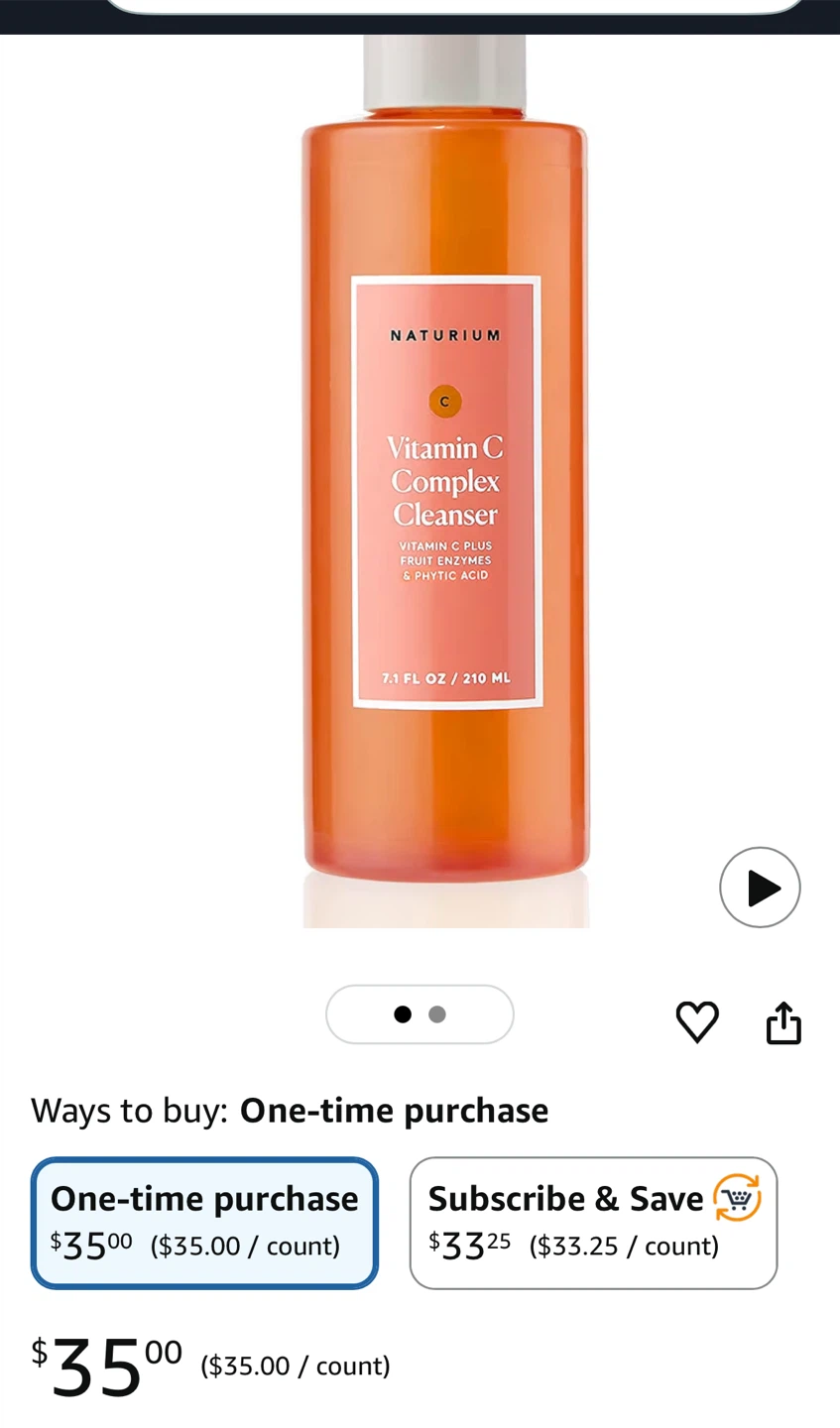 Naturium Vitamin C Complex Cleanser 210ml each - photo 2