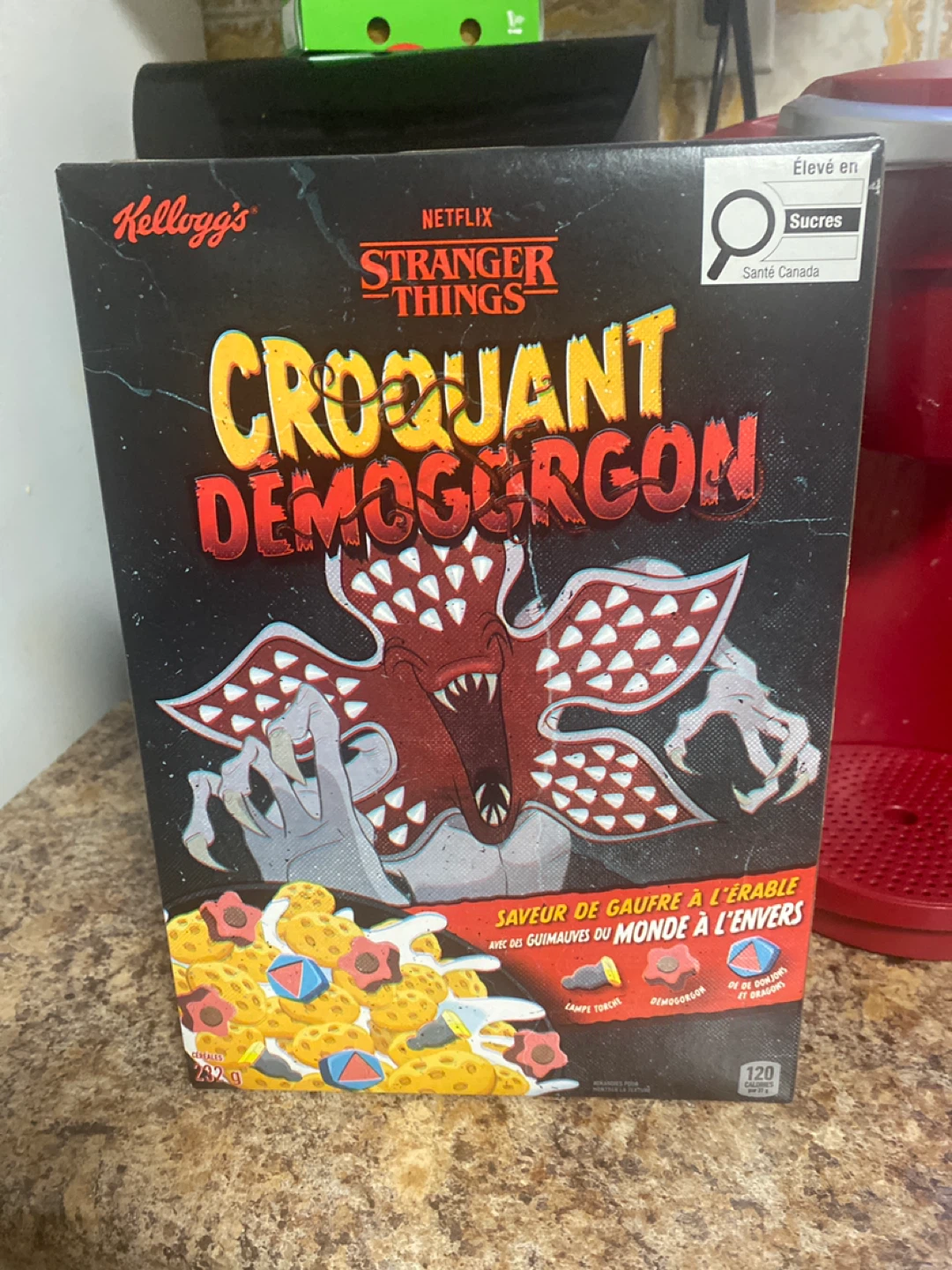 Kellogg's Stranger Things Croquant Demogorgon Cereal