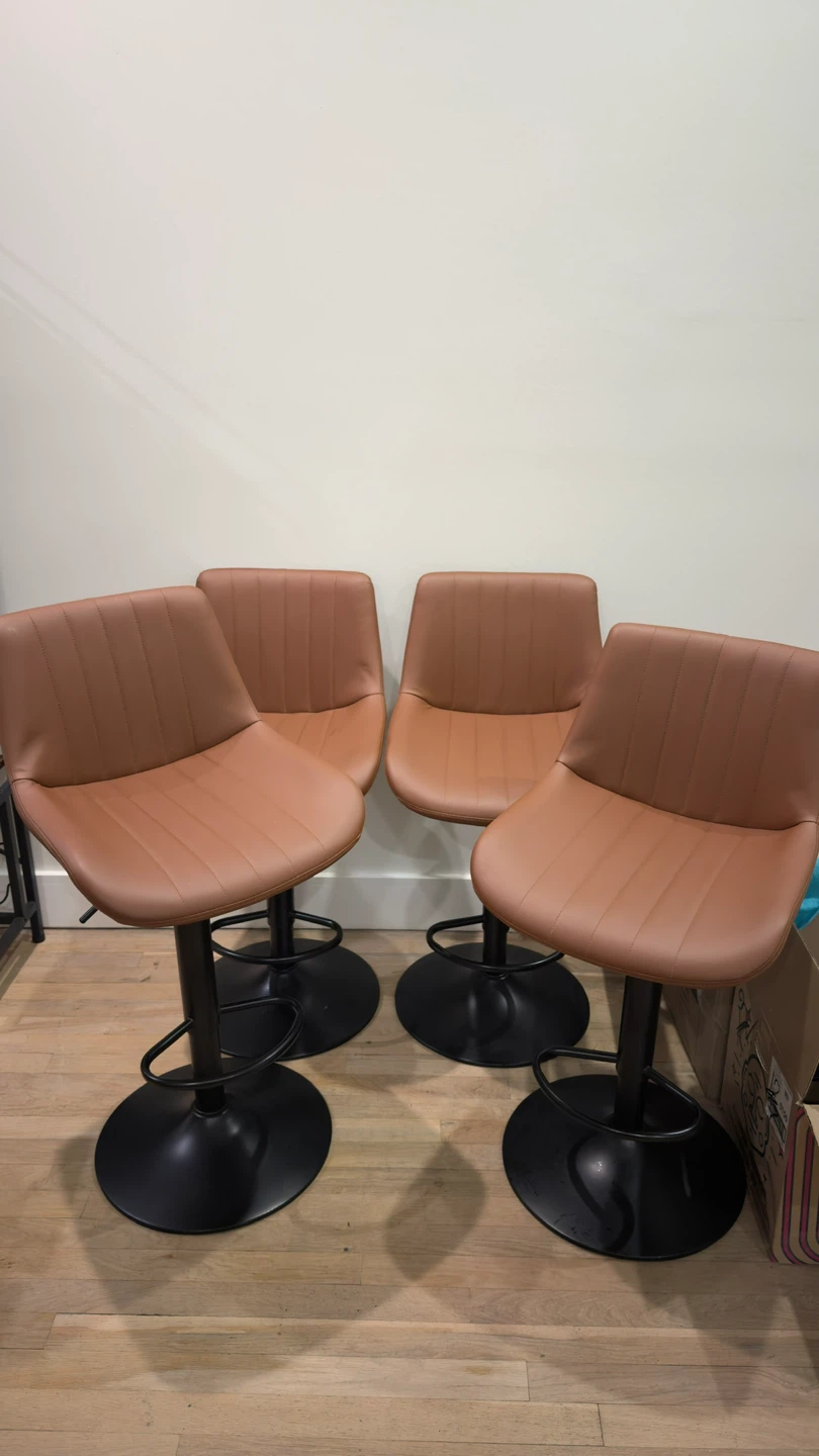 Adjustable Bar Stools (Set of 4) - photo 2