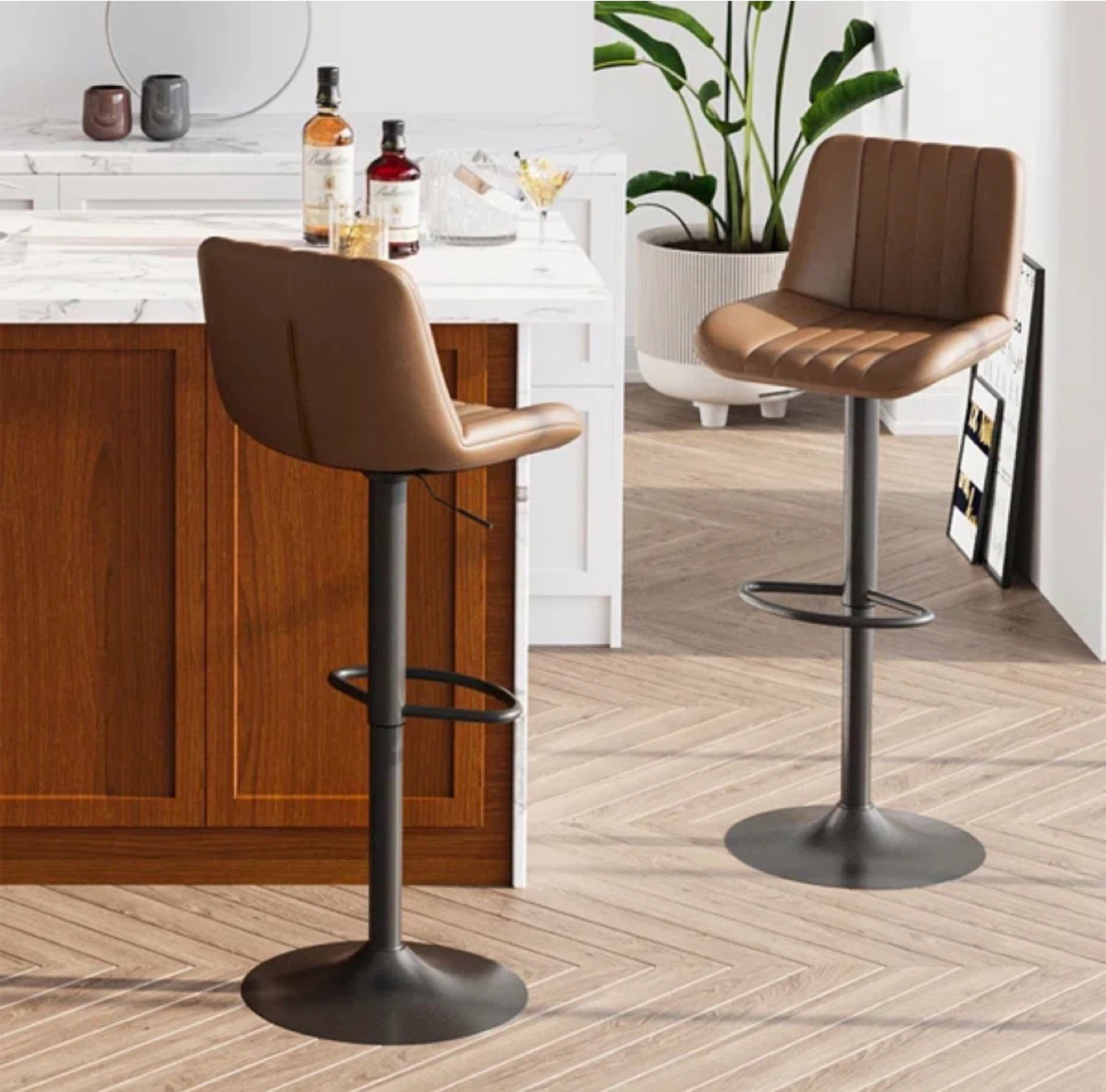 Adjustable Bar Stools (Set of 4)