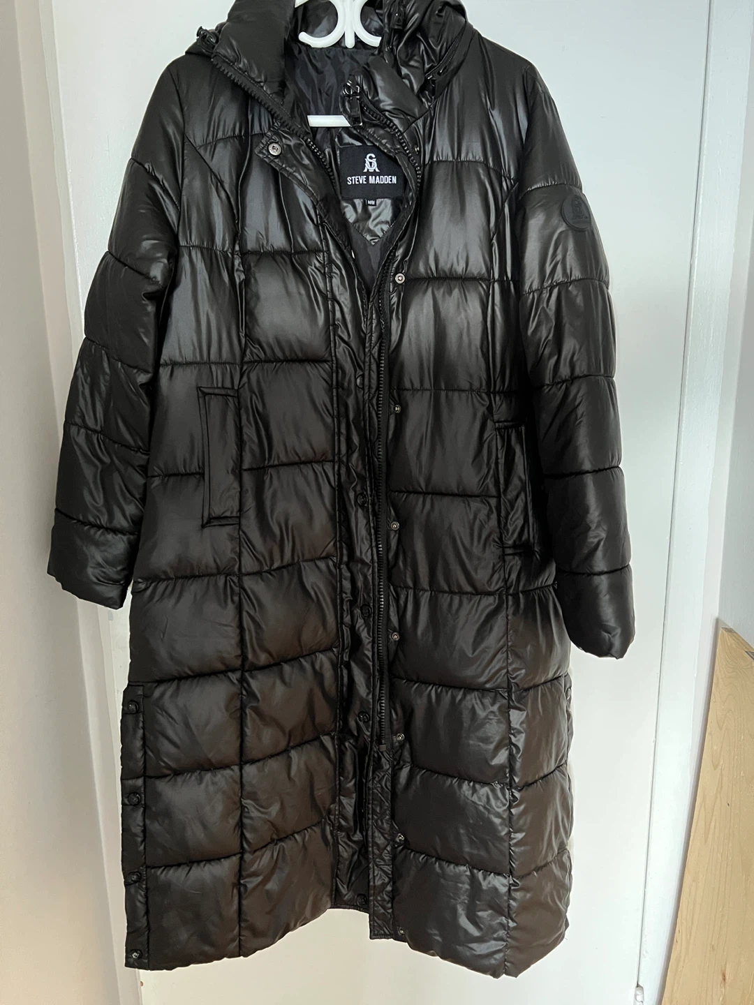 Steve Madden Black Puffer Coat