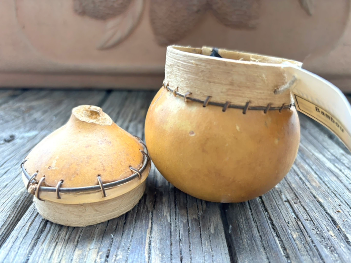 Calabash Incense Container, Incl 6 sandalwood incense cones - photo 2