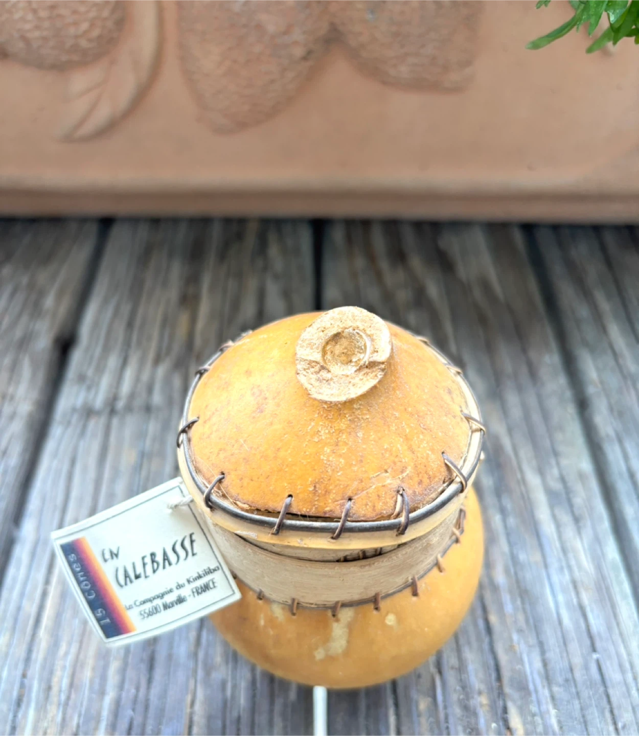 Calabash Incense Container, Incl 6 sandalwood incense cones - photo 4