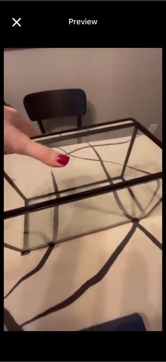 Card box Glass