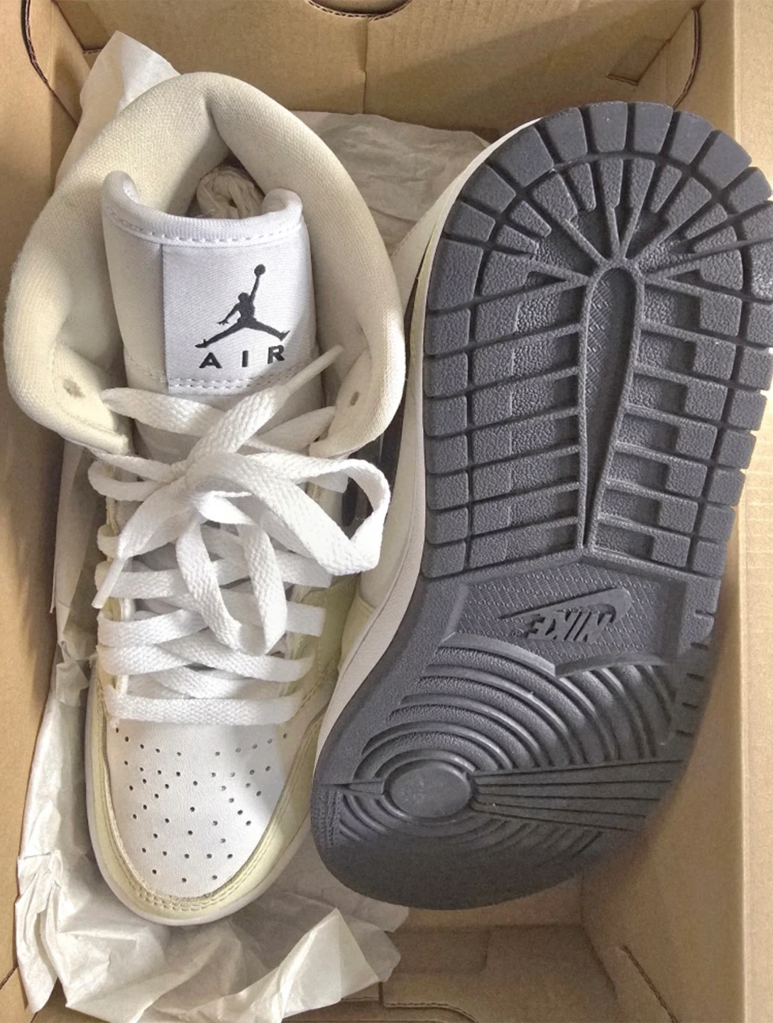 Air Jordan 1 Mid Coconut Milk - photo 2