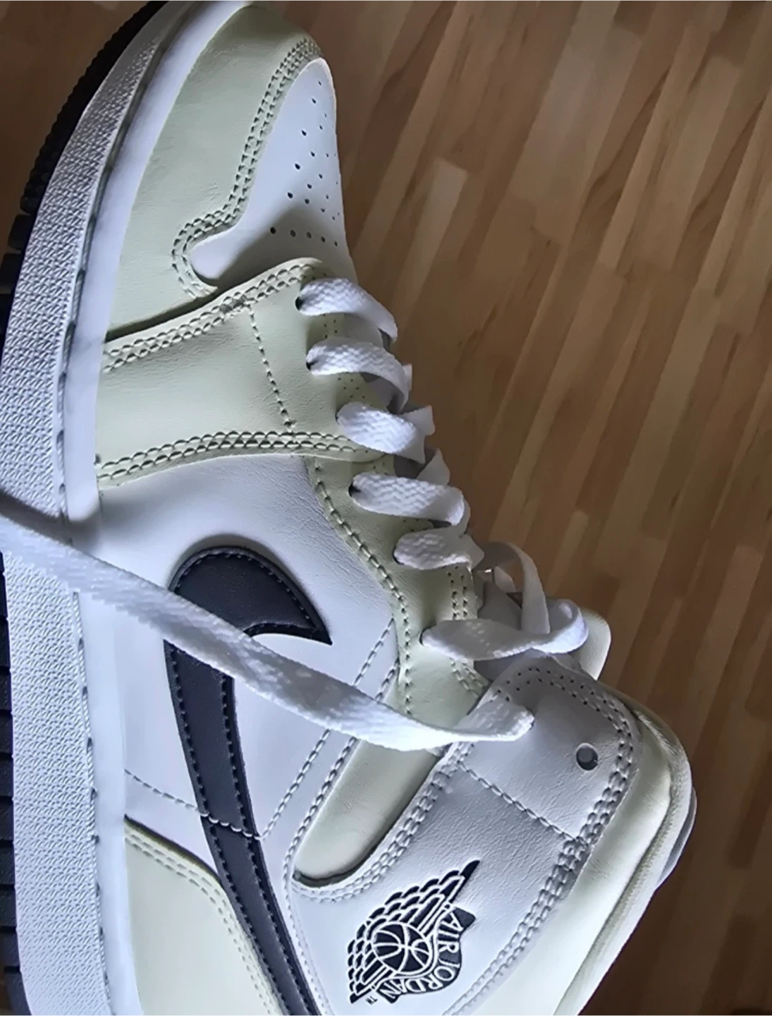 Air Jordan 1 Mid Coconut Milk - photo 3