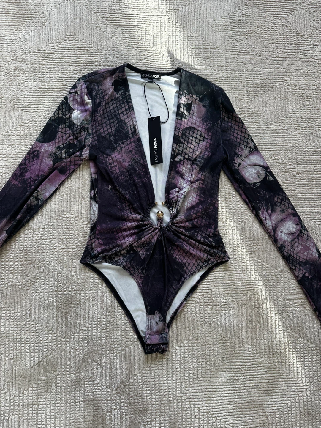 NEW Fashion Nova Long Sleeve Bodysuit