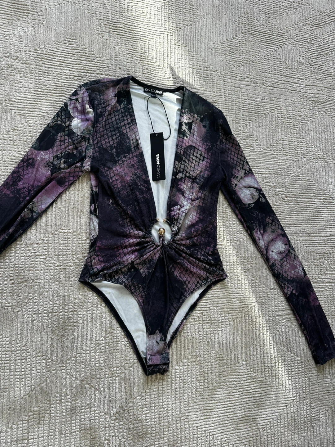 NEW Fashion Nova Long Sleeve Bodysuit - photo 2