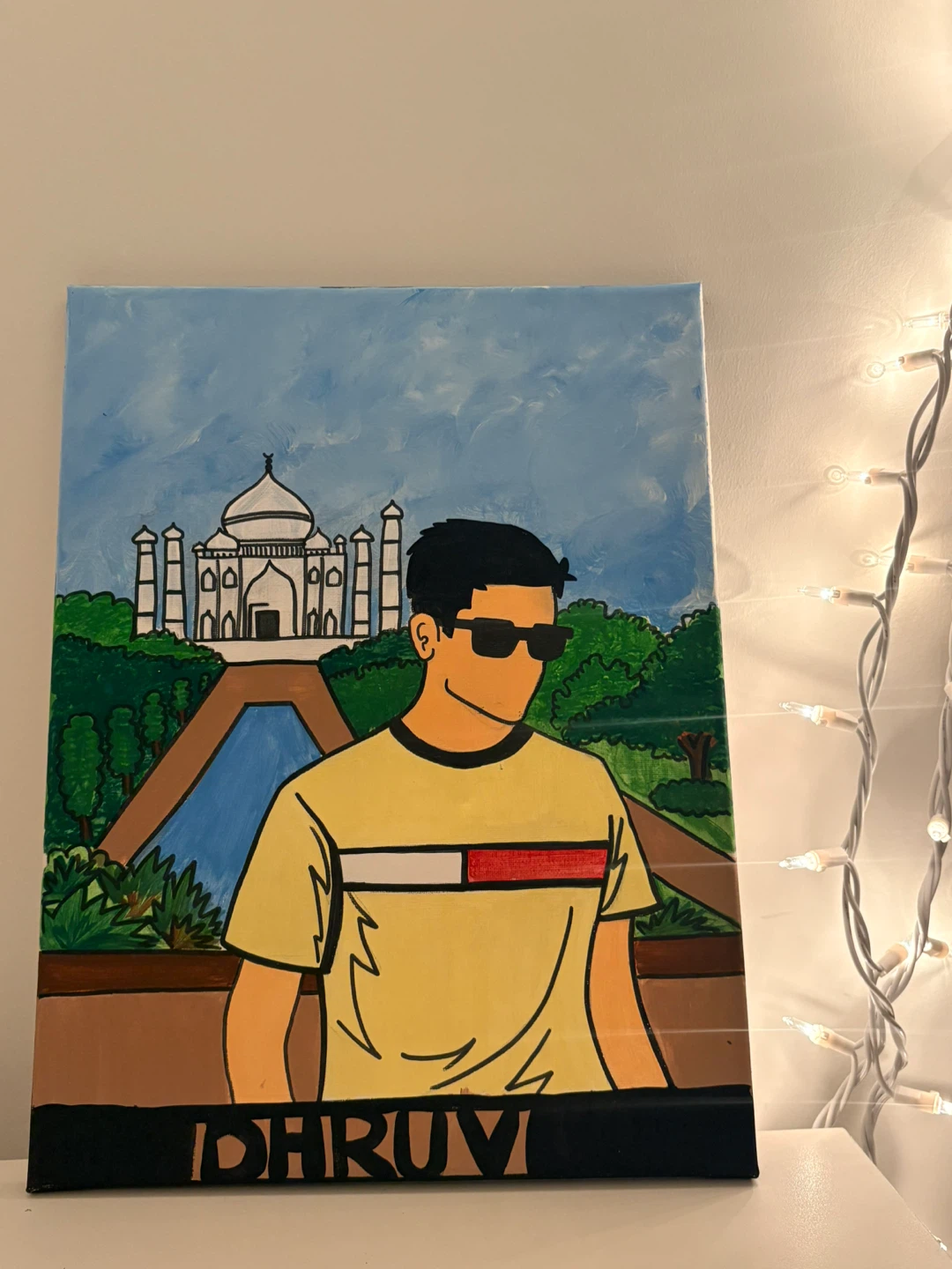 Custom Painted Canvas Art Portrait