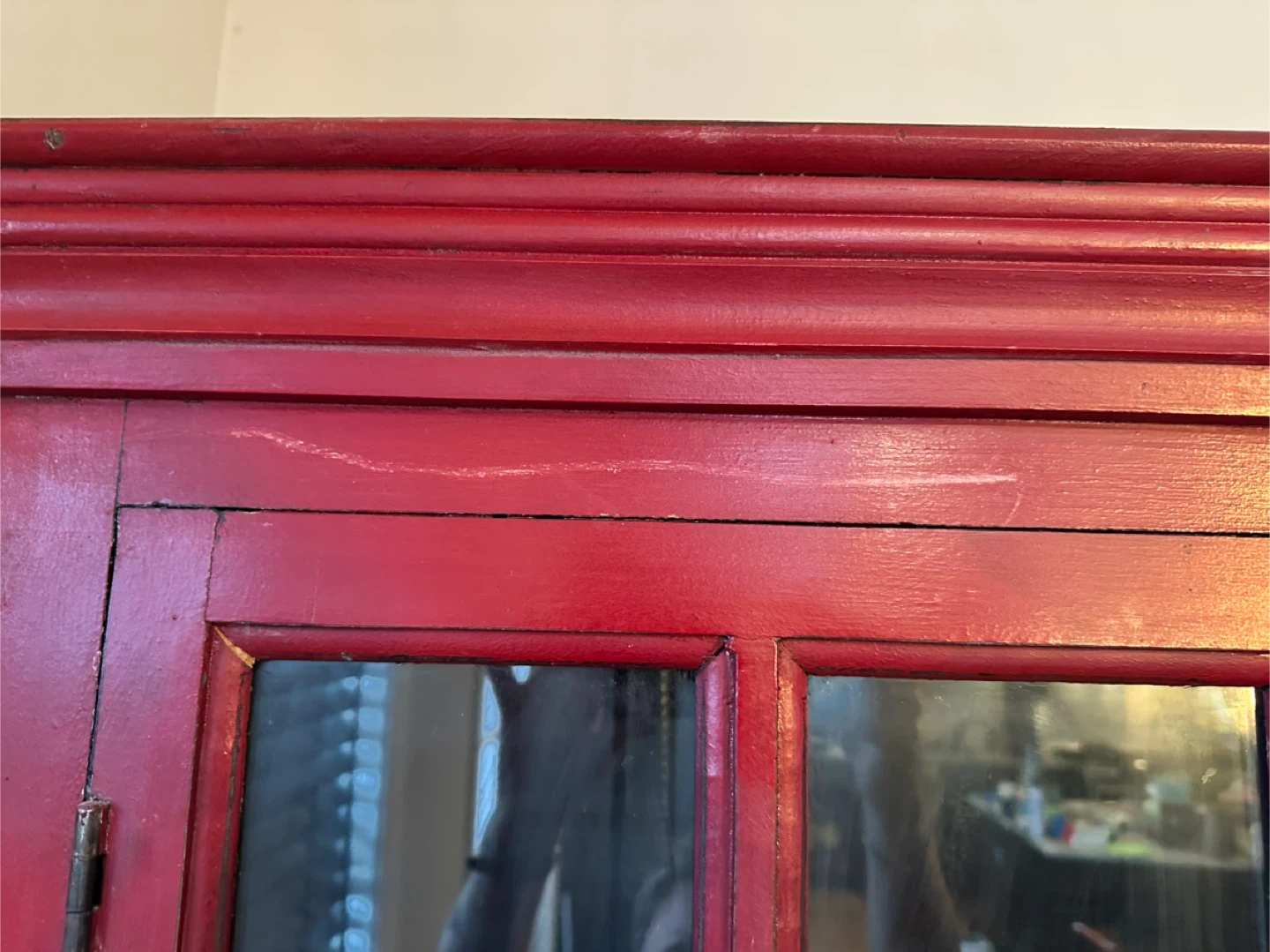 Crate & Barrel Red Rojo Tall Cabinet - photo 5