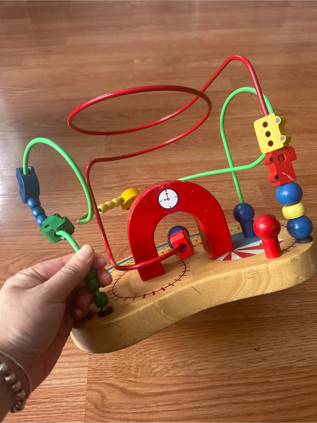 Wooden Bead Maze Toy
