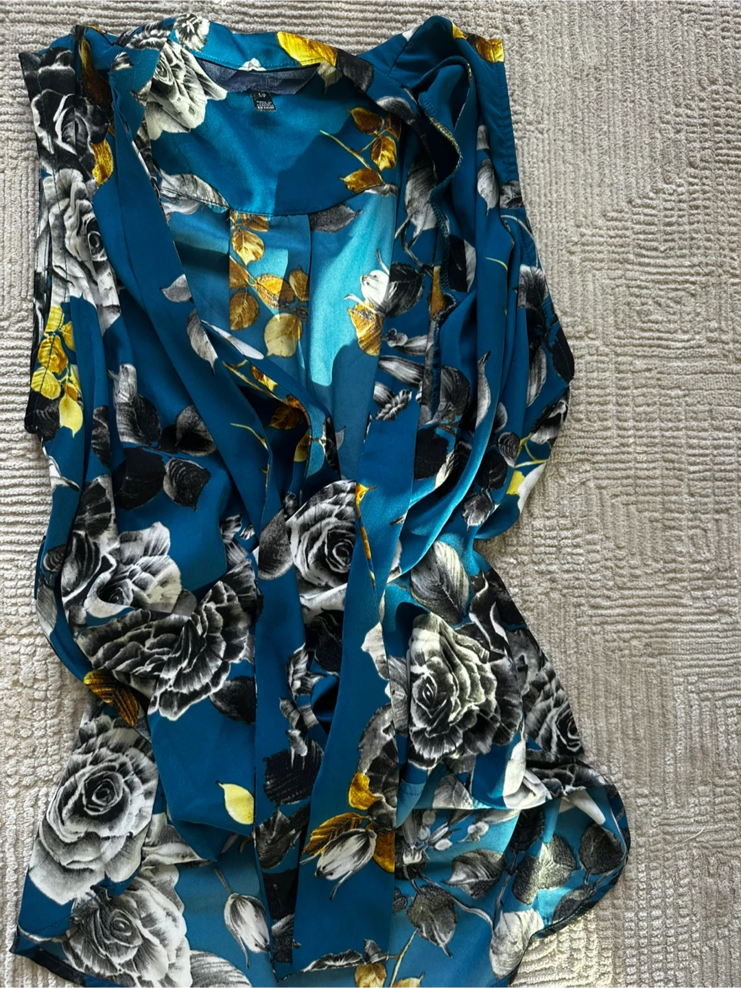 Rachel Roy Floral Sleeveless Top Size S/P - photo 2
