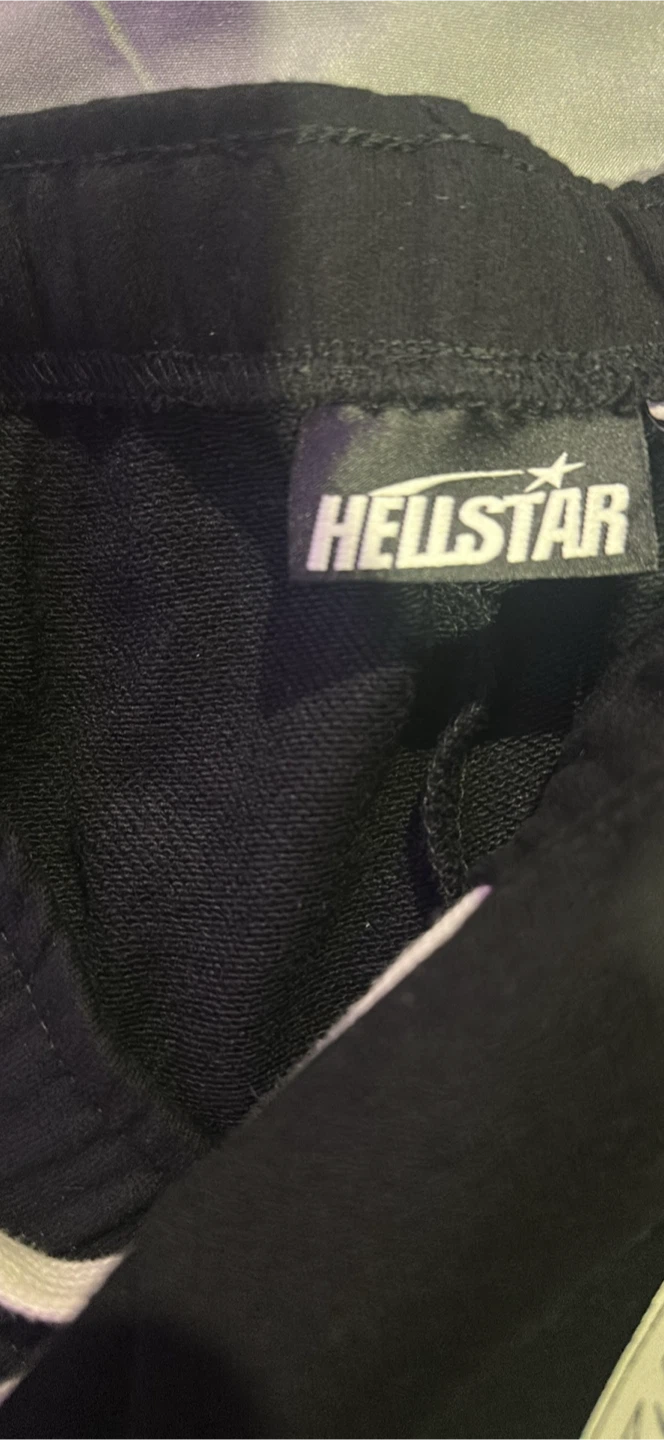 Hellstar Black Sweatpants with Graphic Print