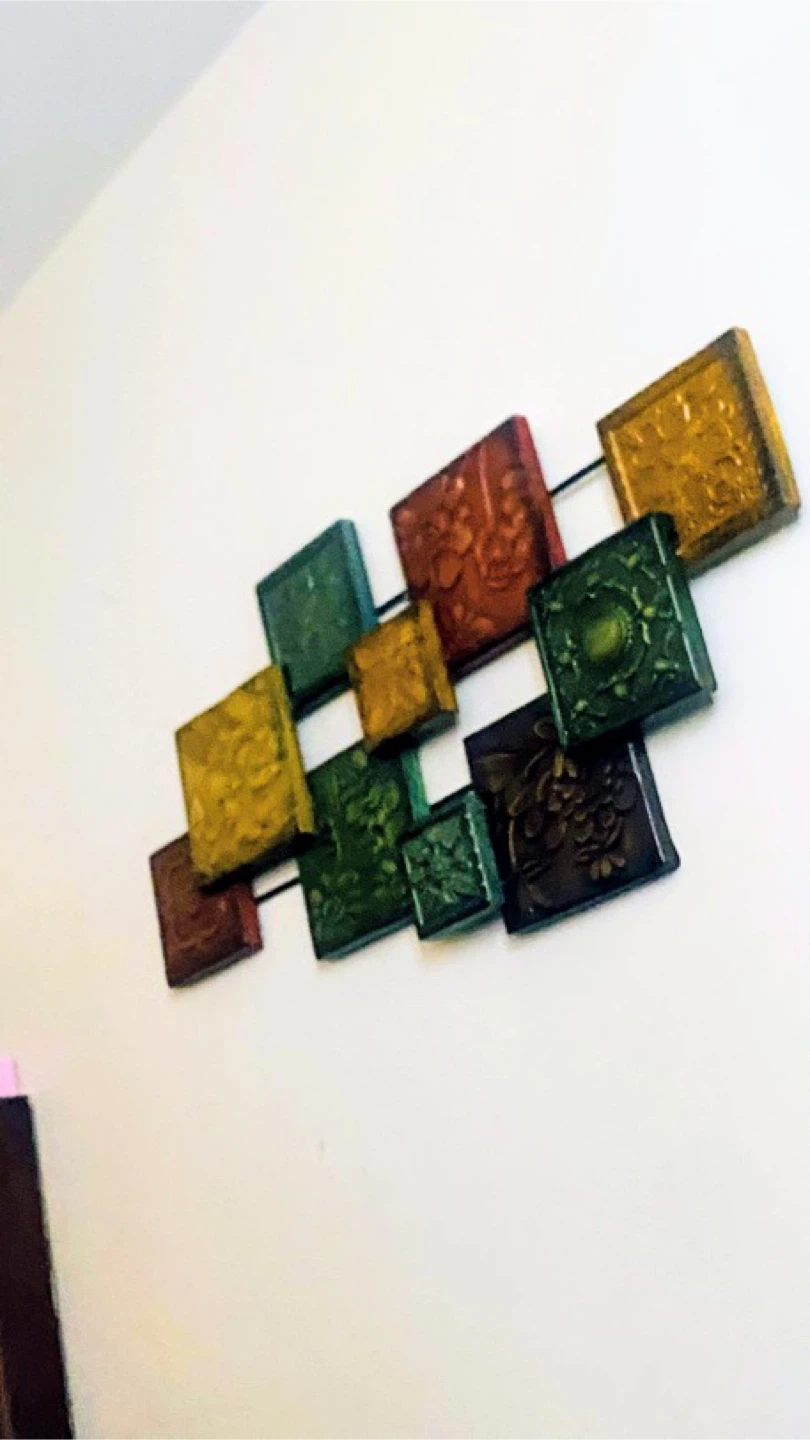 Multi-Color Metal Wall Art