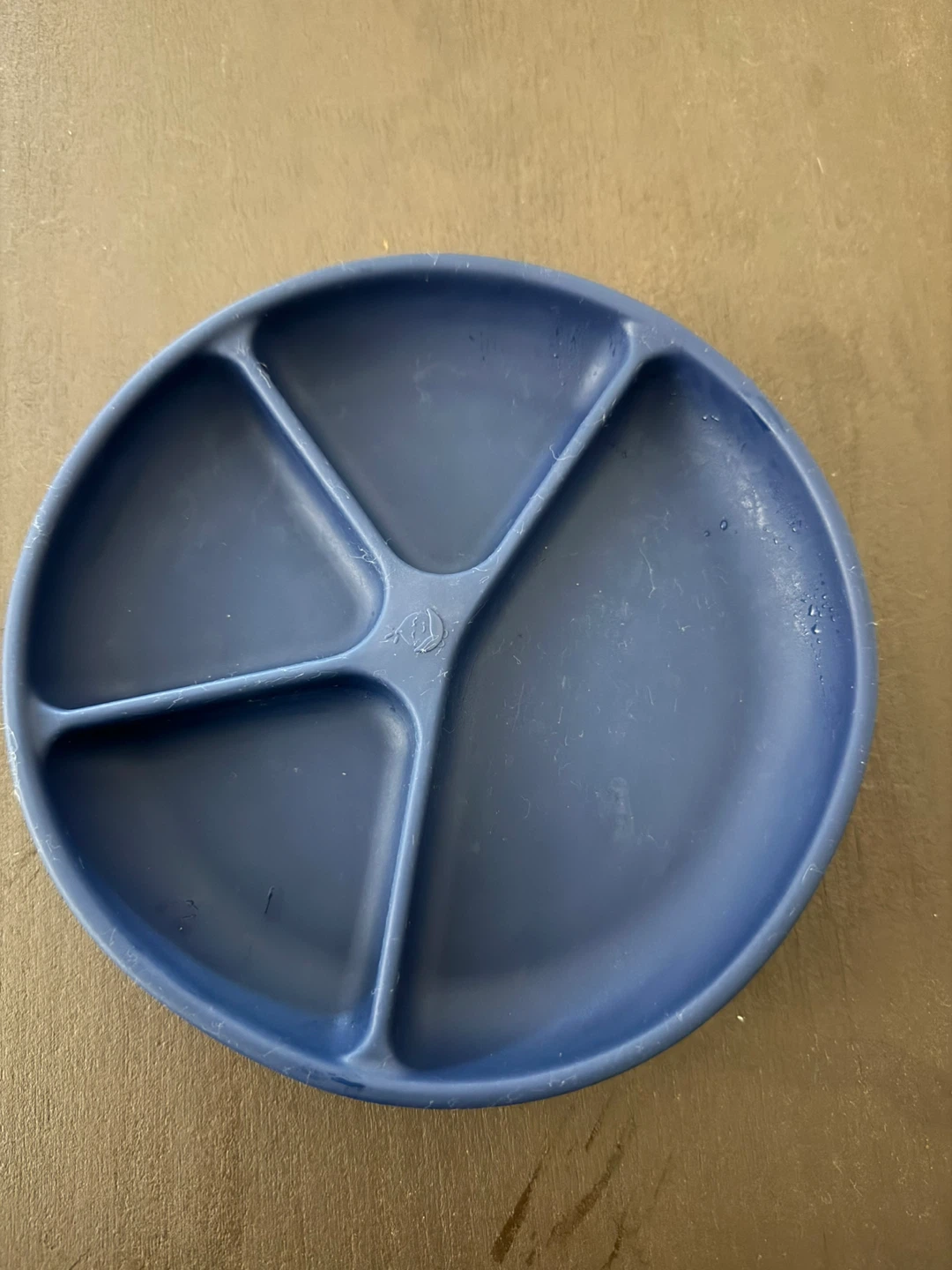 Munchkin Silicone Divided Plate - Blue