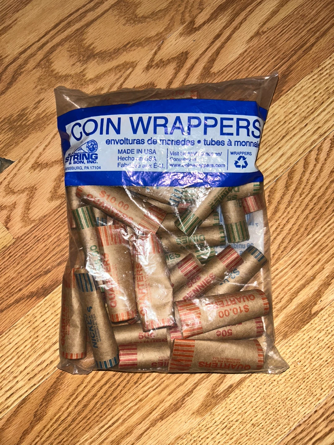 String & Son Coin Wrappers