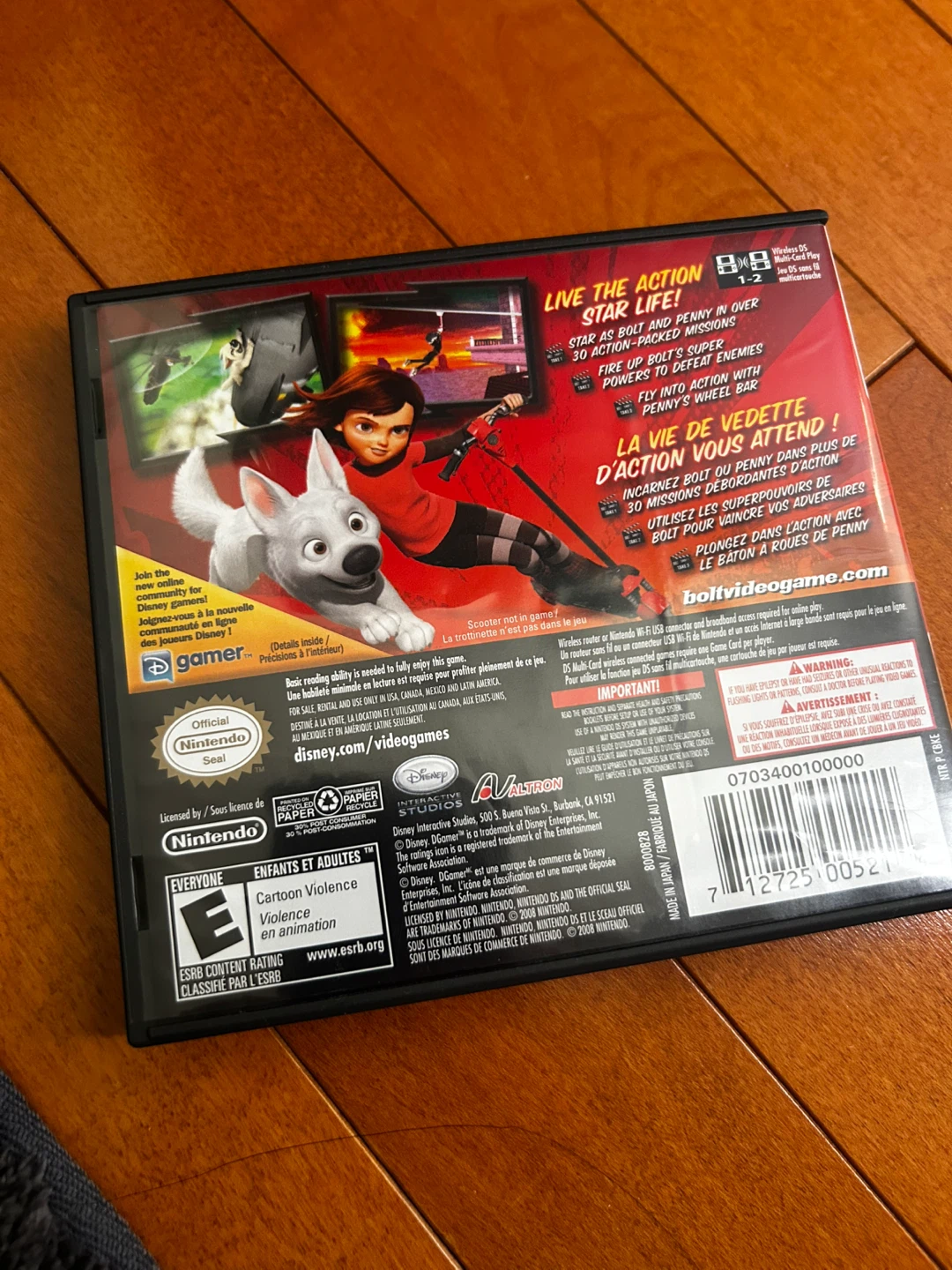 Disney Bolt Nintendo DS Game - photo 2