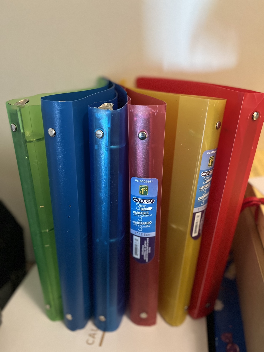 Studio 3-Ring Binders (Set of 6) - photo 2