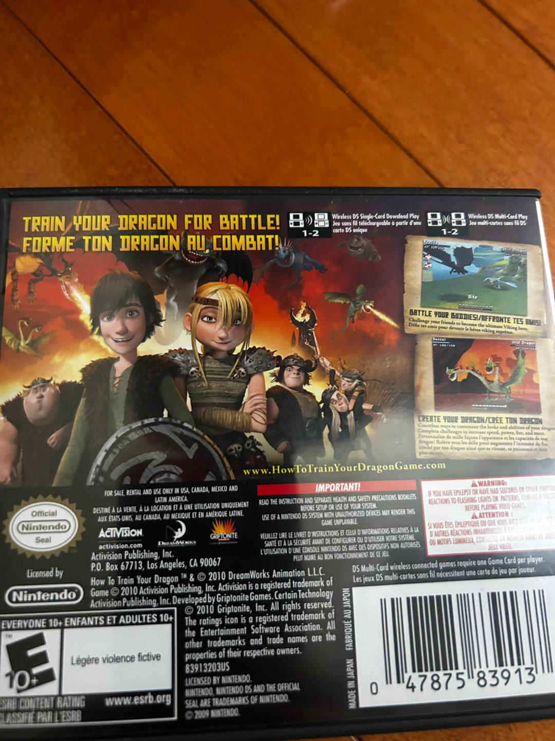 Nintendo DS How to Train Your Dragon Game - photo 2