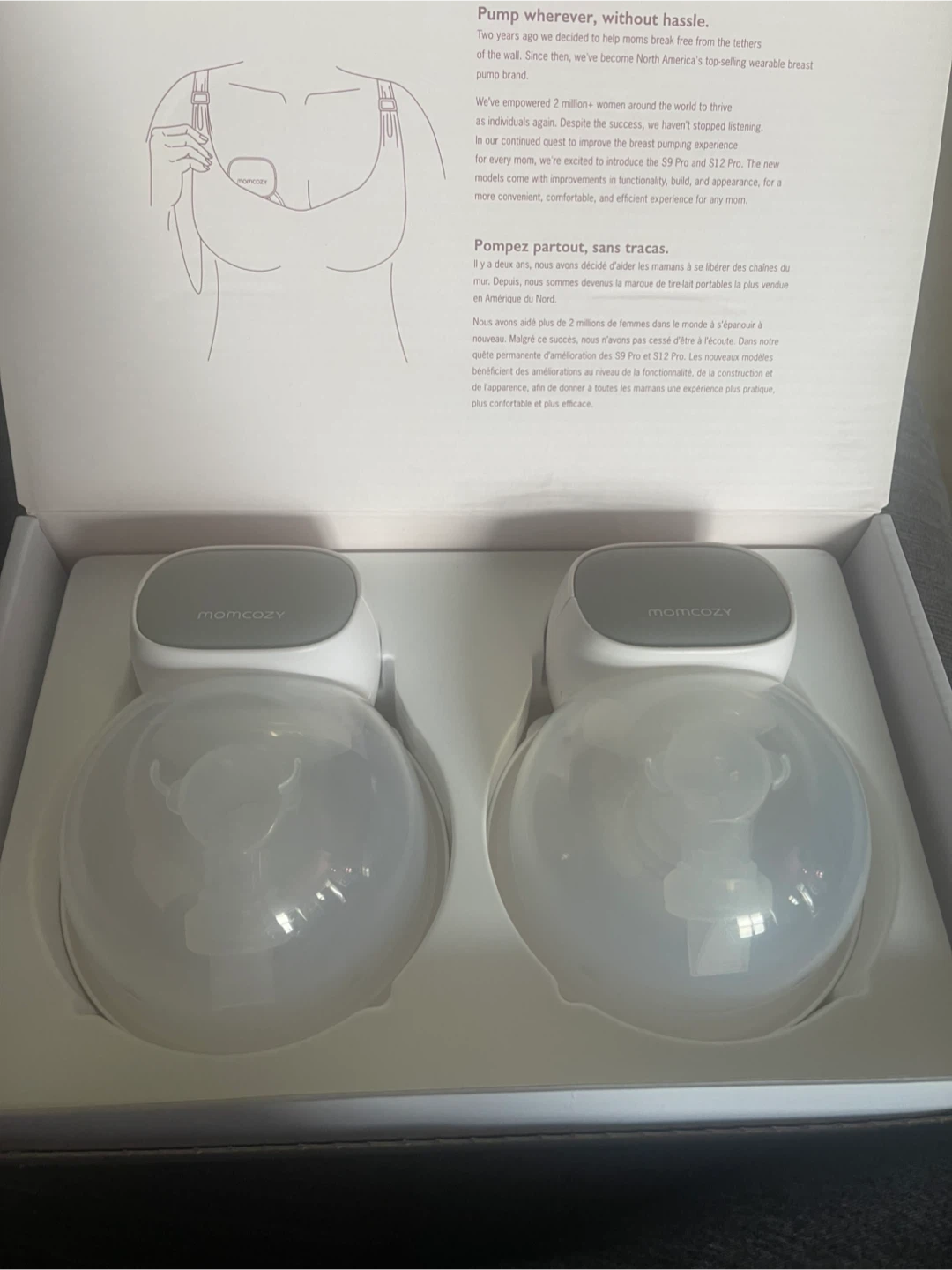 Momcozy S9 Pro Wearable Breast pumps ( 2 pumps) - photo 4