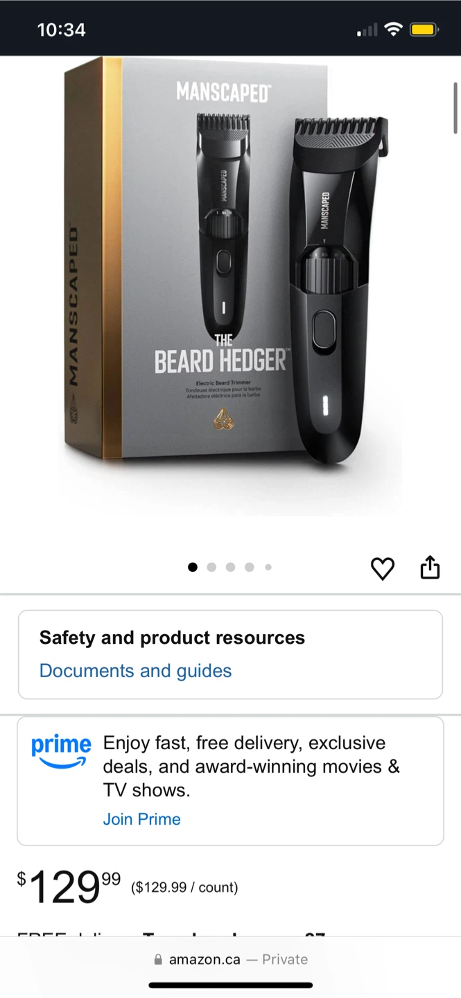 MANSCAPED The Beard Hedger Electric Beard Trimmer
