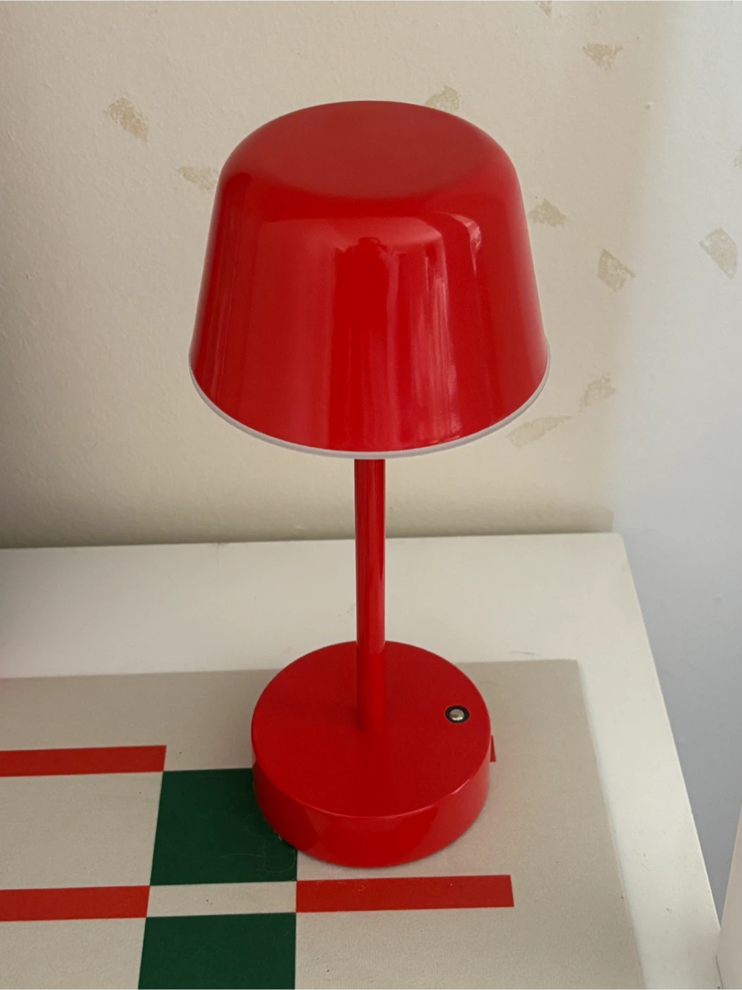 Red Portable LED Desk Lamp