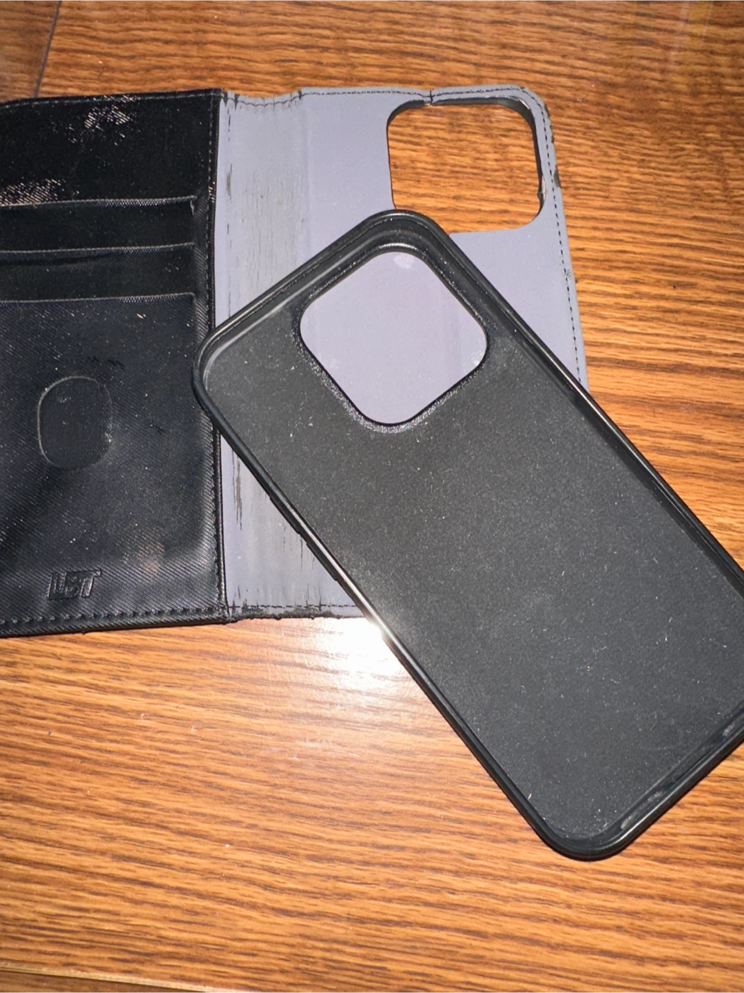 LBT Black Folio Wallet Phone Case for iPhone 14 - photo 3