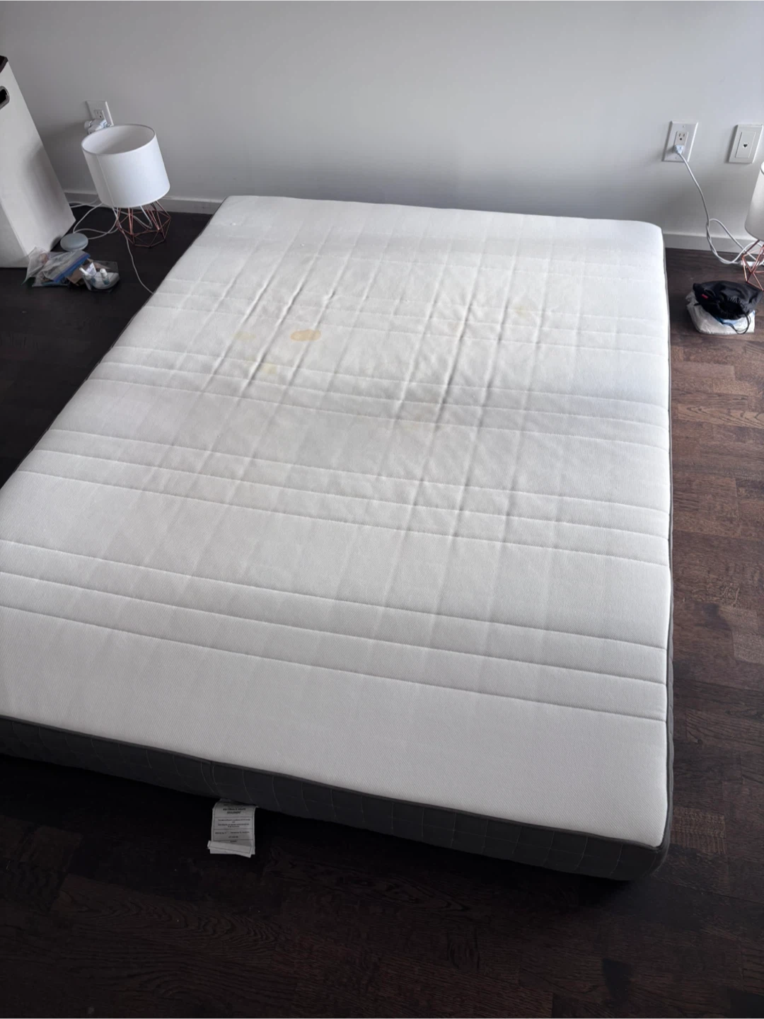 (Last day) IKEA Queen size mattress + pillows and duvet