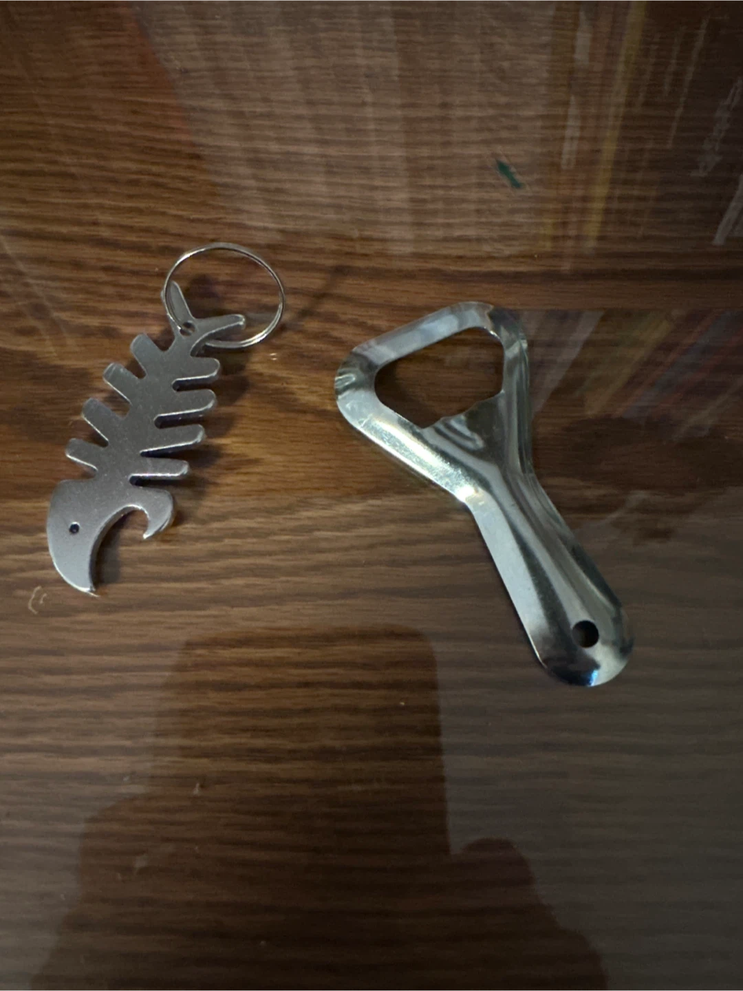 Fishbone Keychain Bottle Opener and Bottle Opener Set